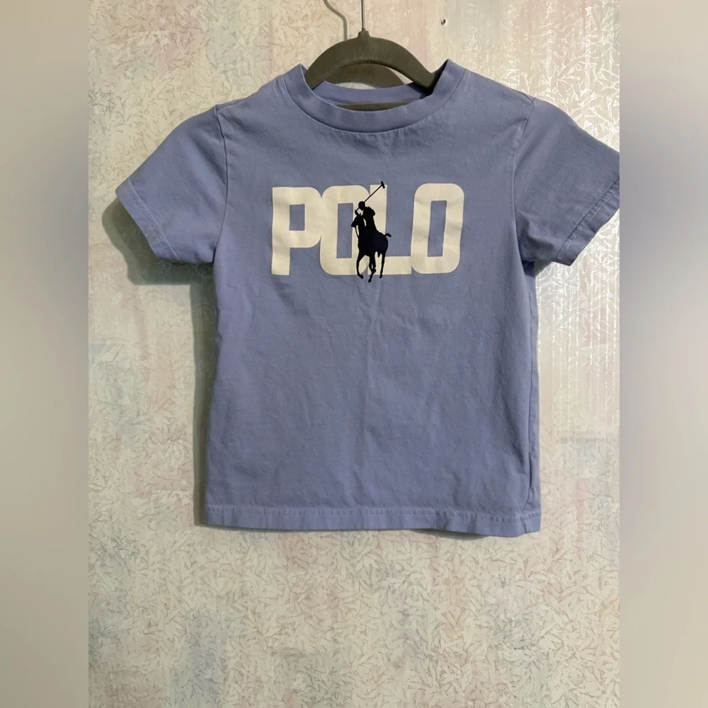 Polo by Ralph Lauren Kids Light Blue Polo Shirt, Perfect For Summer, 100% Cotton